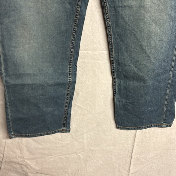 Vintage Heirarchy  Women’s Baggy Blue Jeans Size 32 - Picture 7 of 9